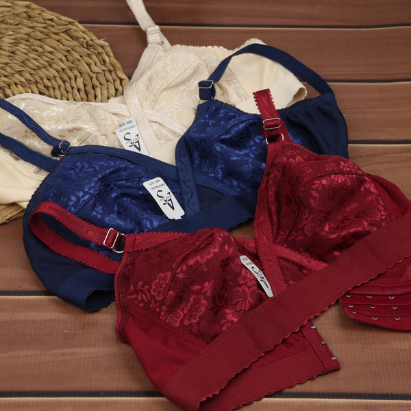 1 Piece Broad belt 4 hook closer comfortable bra